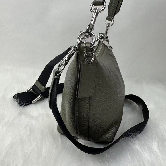 Coach Dempsey Shoulder Crossbody Bag with Patch In Silver/Surplus C2829 NWT - Picture 5 of 12